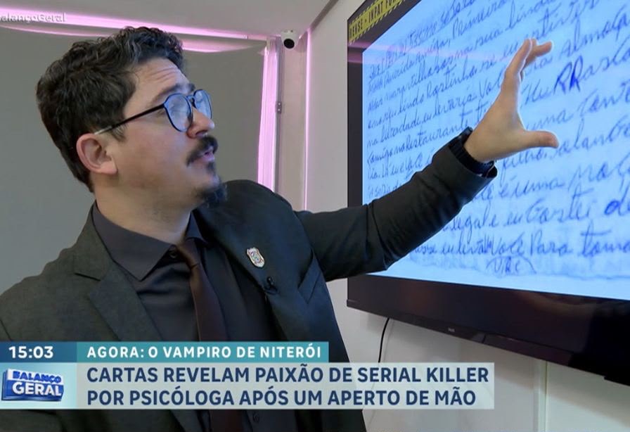 Análise de cartas manuscritas ao vivo na Record